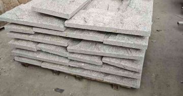 石家庄芝麻白蘑菇石，自然面