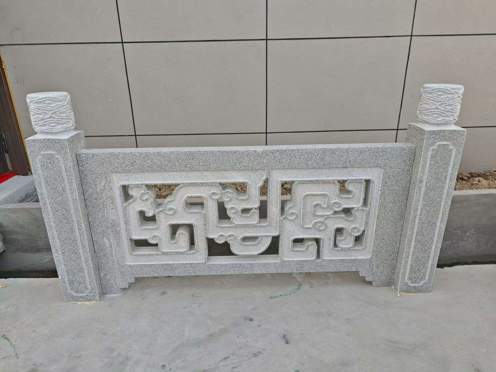 石家庄芝麻白河道栏杆 桥栏杆